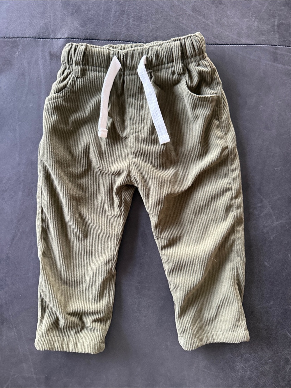 Little Bipsy Olive Corduroy pants